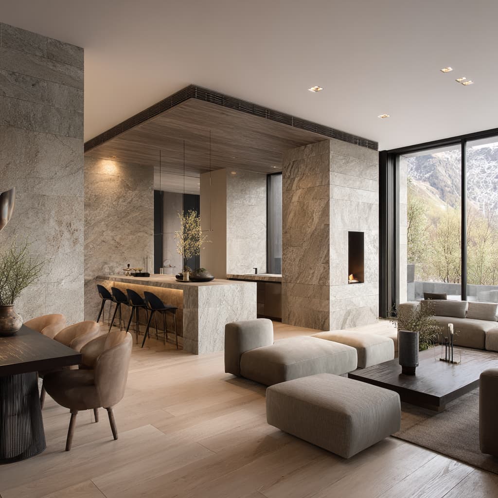 diseño de interiores de lujo en Andorra