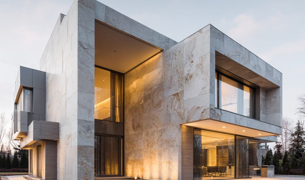 façanes de cases modernes