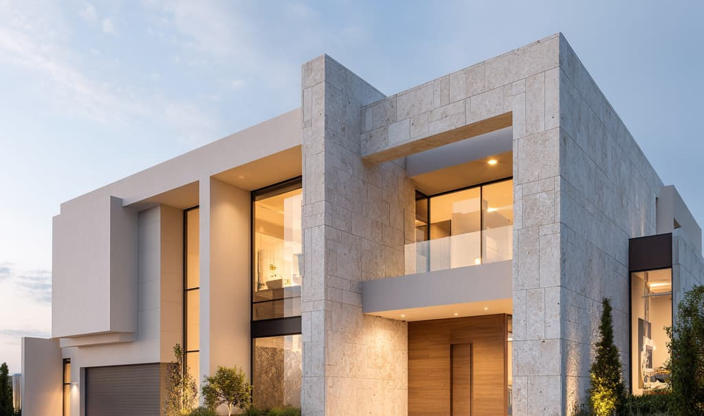 façanes de cases modernes