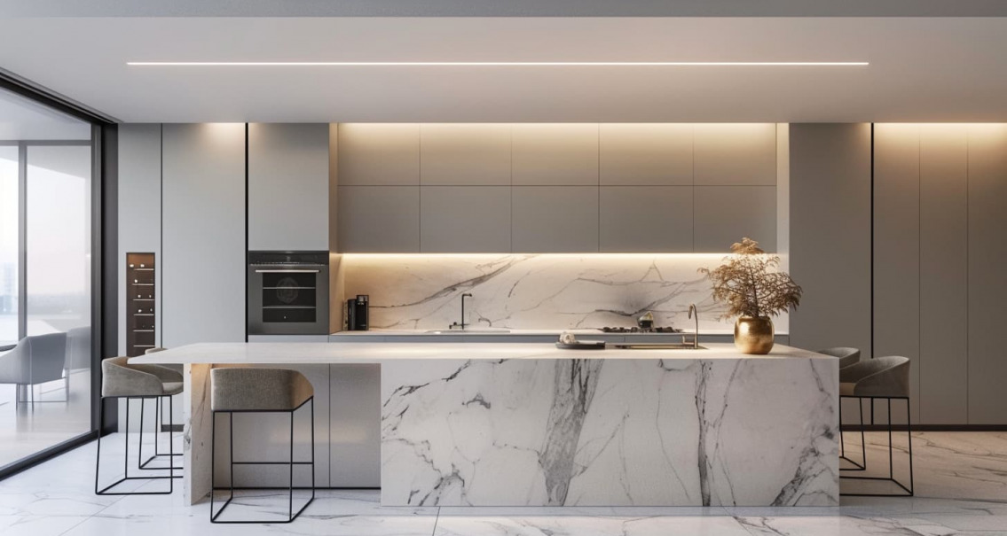 tipo de iluminación para cocinas