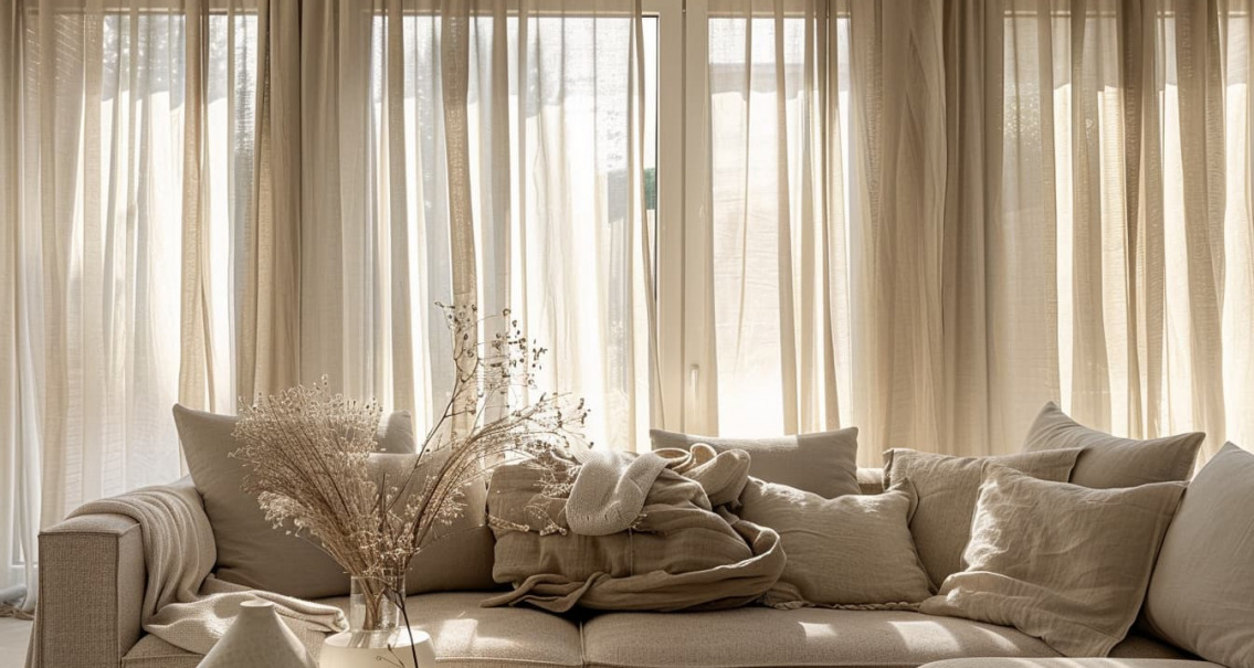 últimas tendencias visillos cortinas salon