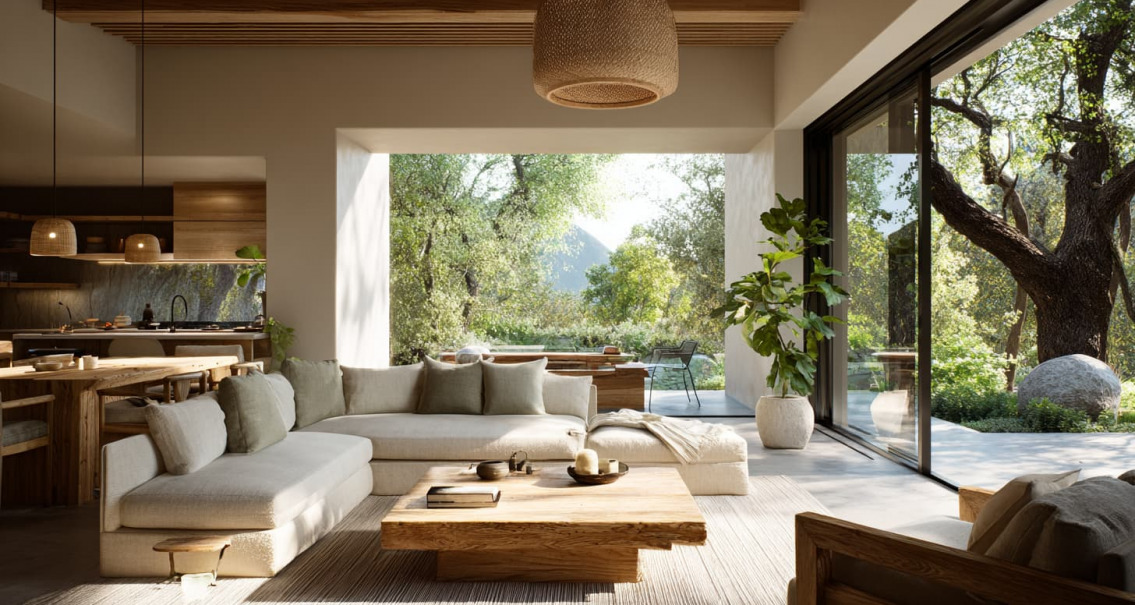 disseny d'interiors japandi
